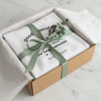 White tote gift wrapped