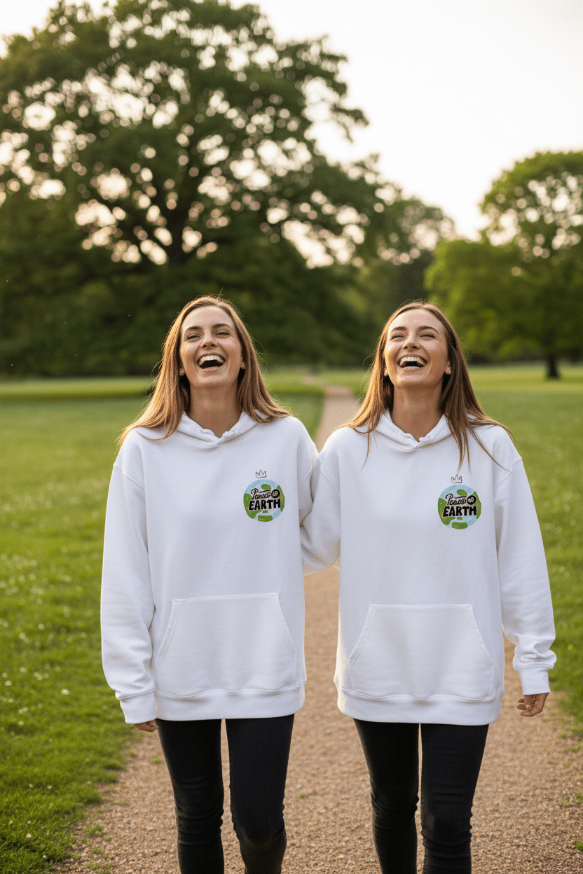 Peace on Earth Hoodie | Nature & Peace Graphic - AlleyCrafters