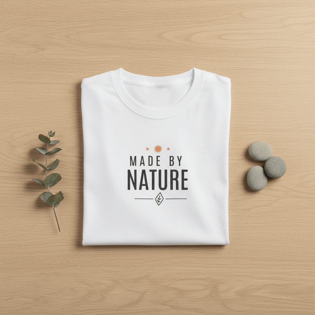 Made By Nature T-Shirt — Minimal Eco Graphic Tee - AlleyCrafters