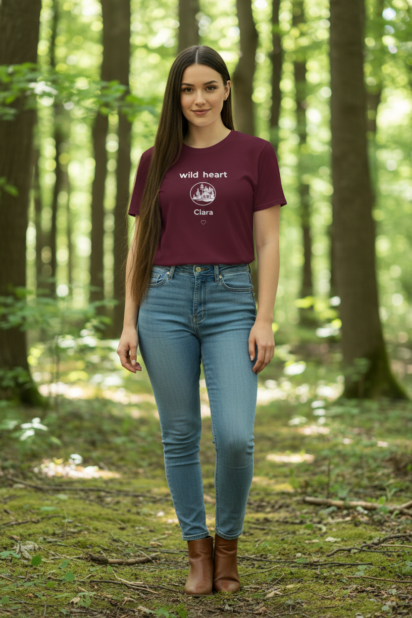 Wild Heart Burgundy - Clara Minimal