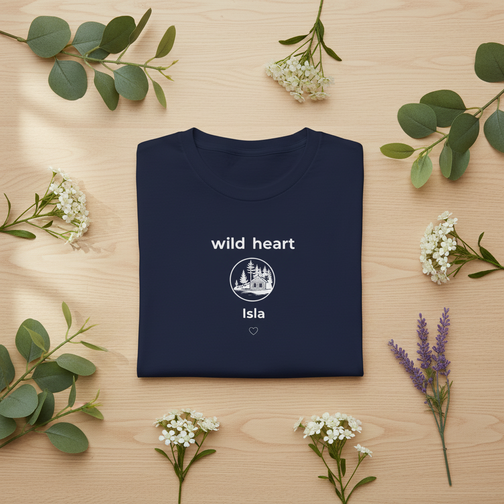 Wild Heart Navy - Isla Flat Lay
