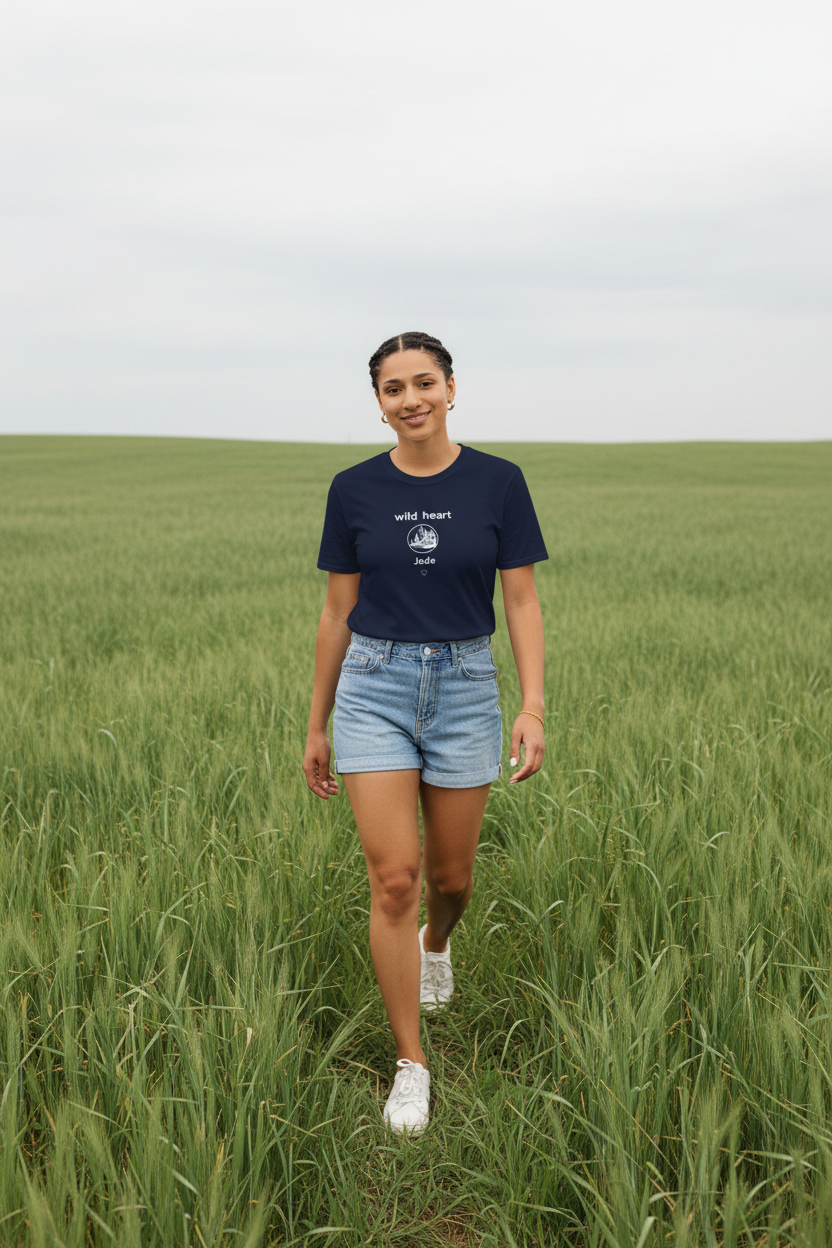 Wild Heart Navy - Jade Minimal