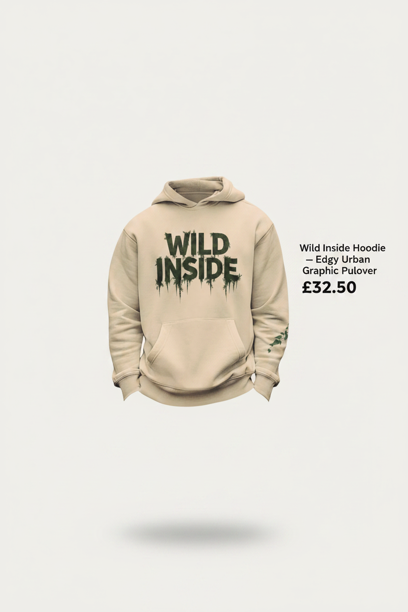 Wild Inside Hoodie — Editorial Listing