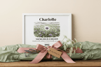 Personalised Wildflower Name Canvas Print — You're One in a Million - AlleyCrafters