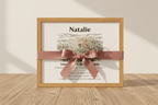 Personalised Wildflower Name Canvas Print — You're One in a Million - AlleyCrafters