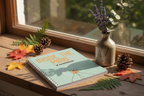 A5 spiral notebook with lined pages, cover “INSIDE THE MIND” in teal and orange text