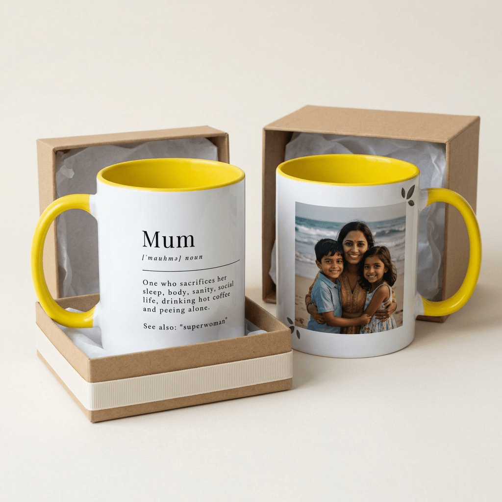 Personalised Mum Photo Mug – Funny Mum Definition Gift - #AlleyCrafters