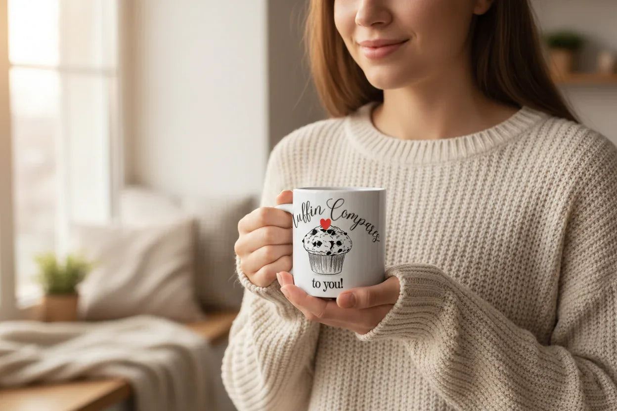 Muffin Compares Mug | Cute Coffee Lover Gift | 11oz Ceramic Mug - AlleyCrafters