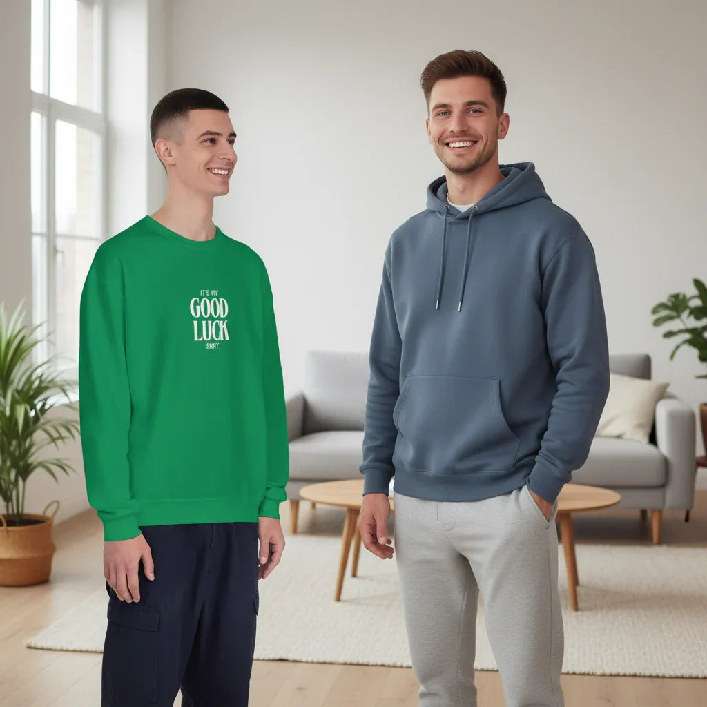 It’s My Good Luck Shirt Sweatshirt | Funny Good Luck Jumper | Positive Quote Gift UK - Alley Crafters