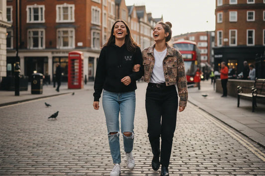 Personalised Text Sweatshirt with EST Year. Custom Jumper UK - Alley Crafters