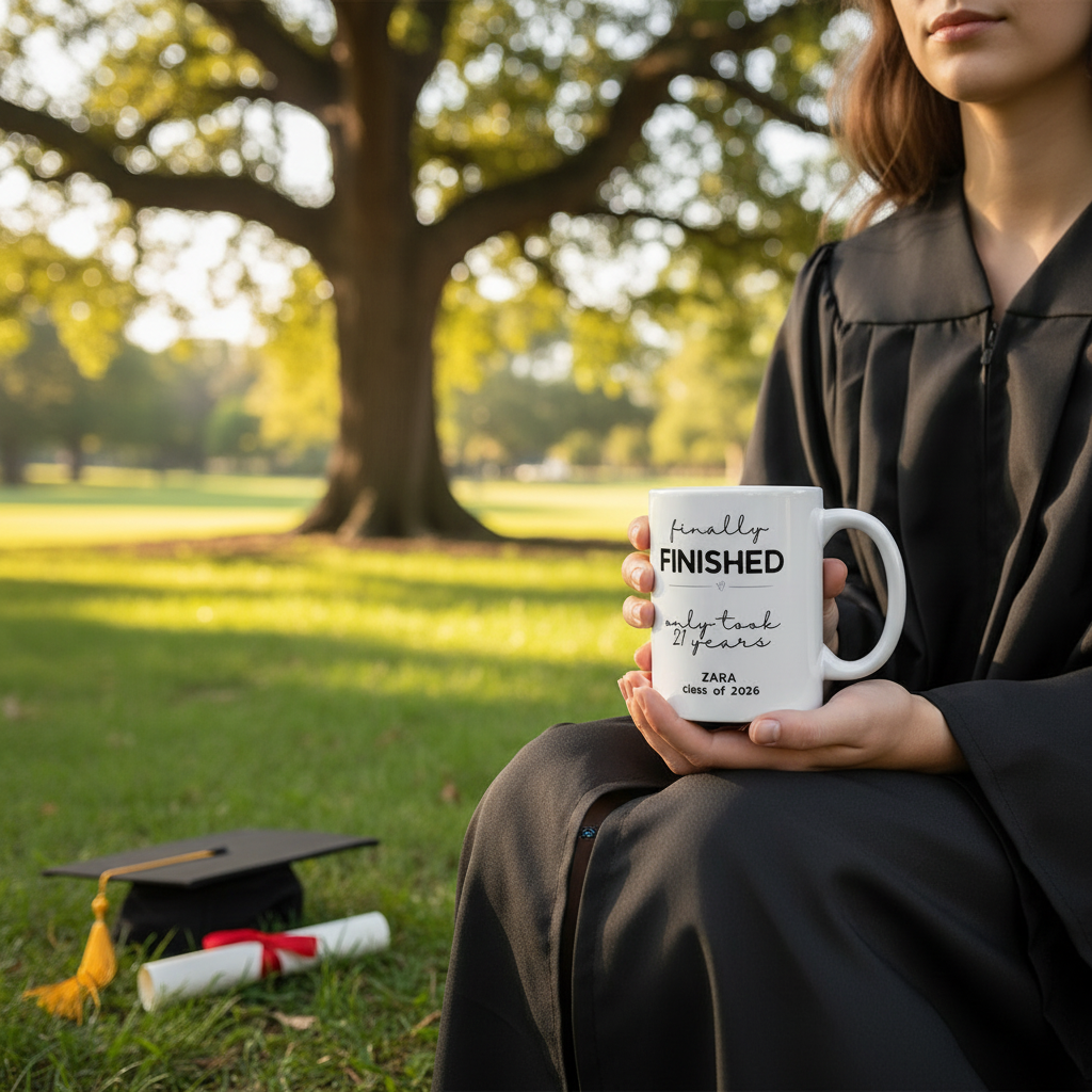 Zara — Finally Finished oak tree graduation mockup