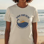 Save Our Seas T-Shirt | Retro Wave Ocean Conservation Tee UK - AlleyCrafters