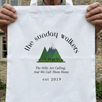 Walking Tote Bag – The Sunday Walkers - #AlleyCrafters
