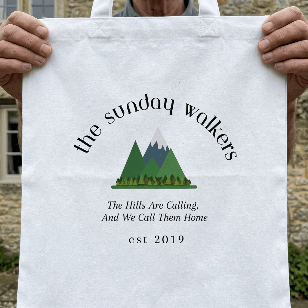 Walking Tote Bag – The Sunday Walkers - #AlleyCrafters